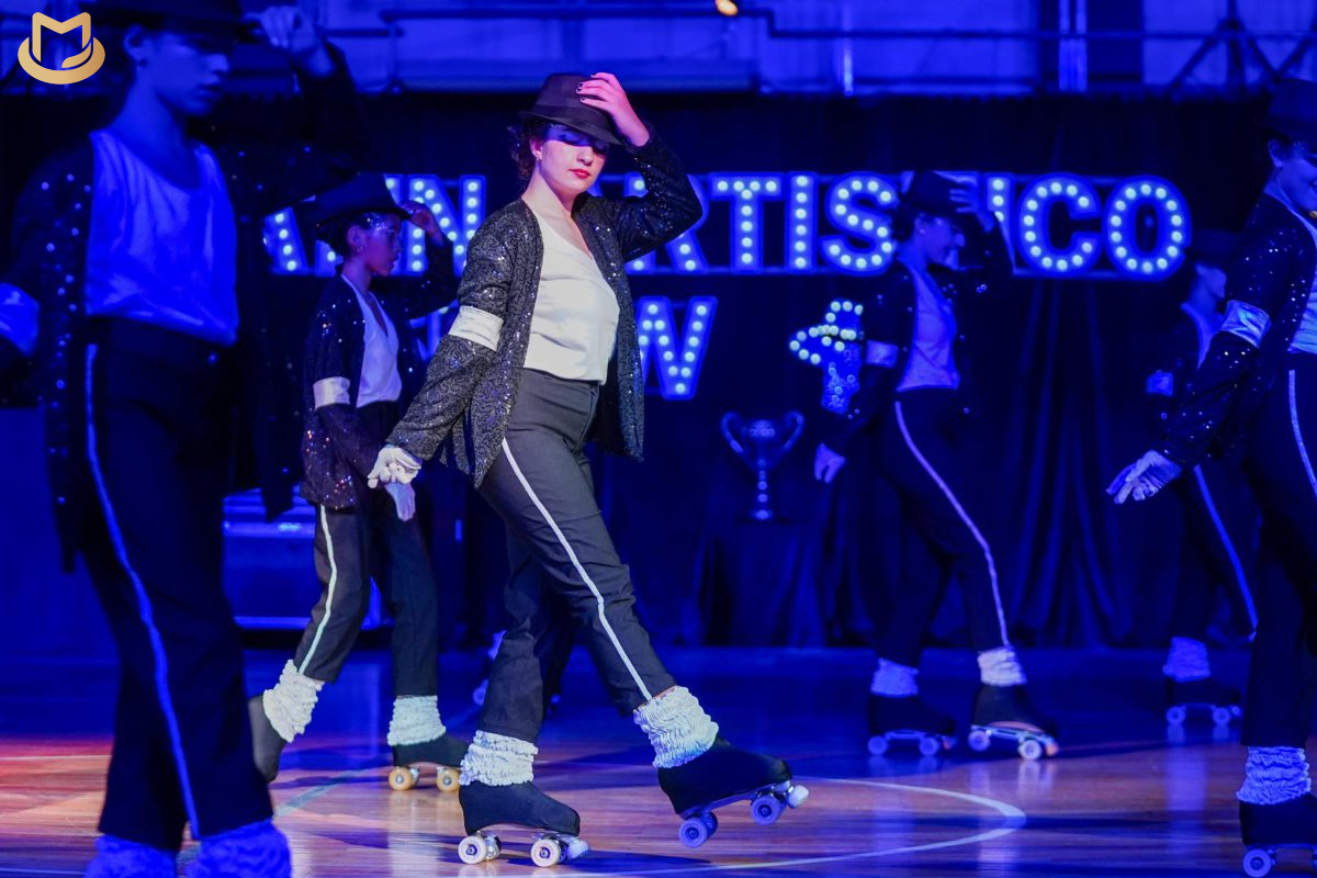 Roller skaters paid tribute to Michael Jackson Patin-10