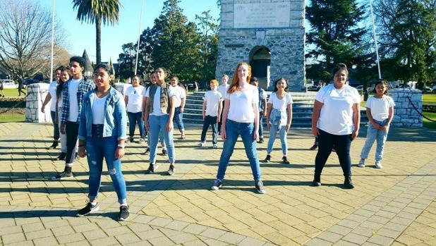 SUPPLIED Becre8tive students danced in different locations around Marlborough.