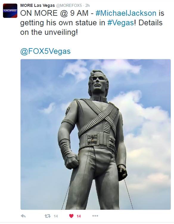 Vegas Statue