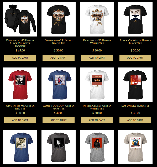 Official Dangerous 25 Merchandise - MJVibe