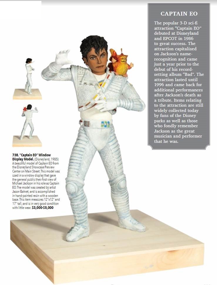 Disney S Auction Including Captain Eo S Memorabilia Mjvibe