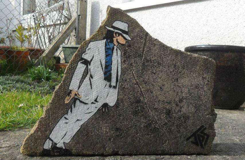 Un artiste de Street Graffiti laisse Michael Jackson au mur Jamie-Paul-Scanlon-2