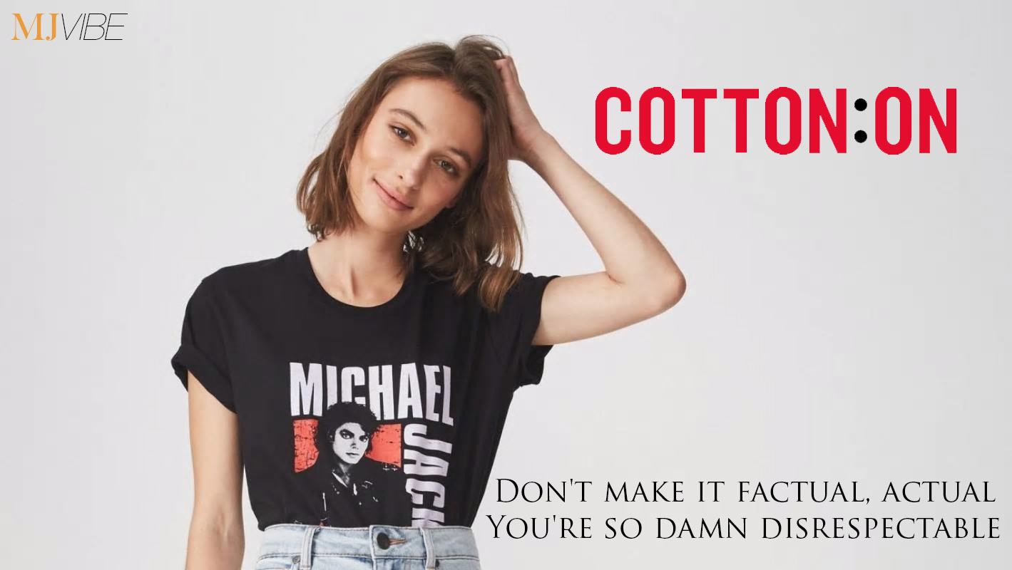 Australian Apparel Cotton On removed Michael Jackson. - MJVibe