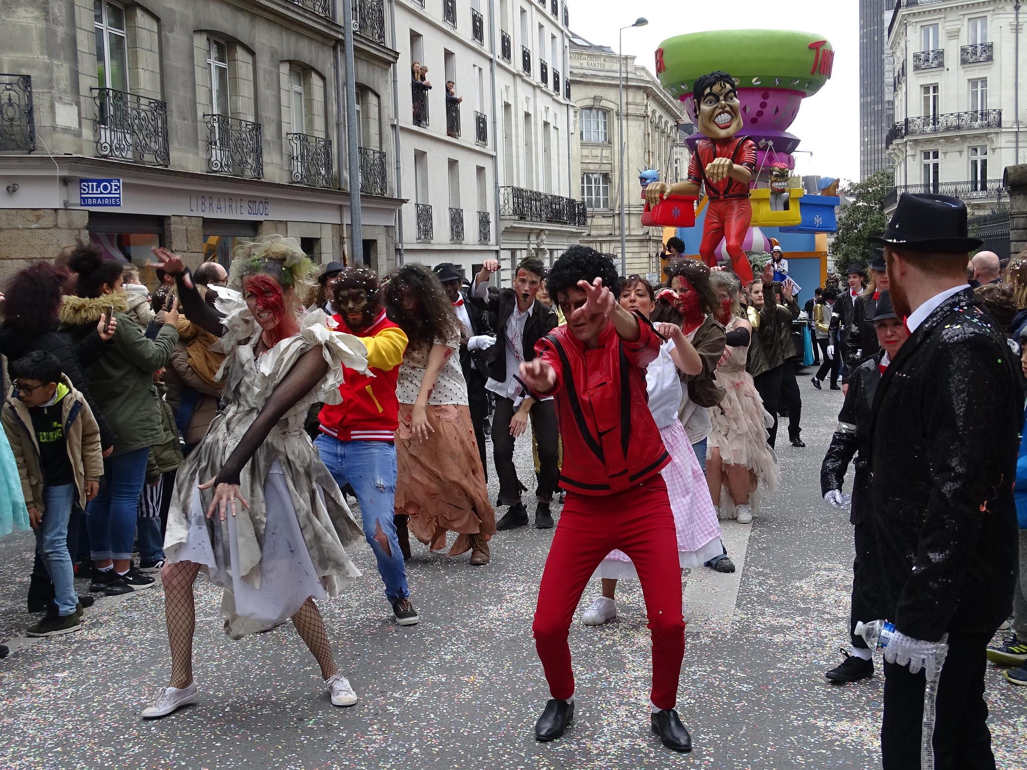 ruimte Bank Wieg Michael Jackson celebrated in Nantes Carnival - MJVibe