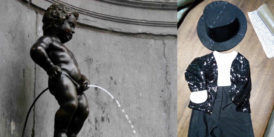 Manneken Pis ne sera pas habillé en Michael Jackson le 25 juin. Manneken00