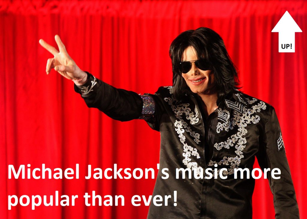 La musique de Michael Jackson plus populaire que jamais! Sales-UP-1024x730