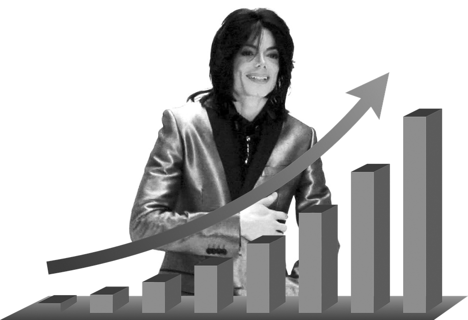 Augmentation du nombre de chansons de Michael Jackson Up-Streaming