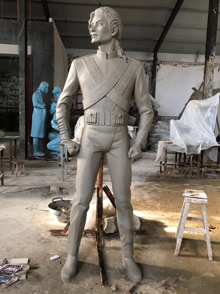 La Chine se prépare à célébrer Michael Jackson Statue-Beijing