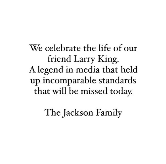 La famille Jackson rend hommage à Larry King  Larry-King01