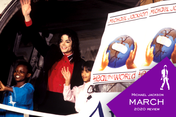 MICHAEL JACKSON - REVUE DE L'ANNÉE 2020 Michael-Jackson-Estate-Donate-March