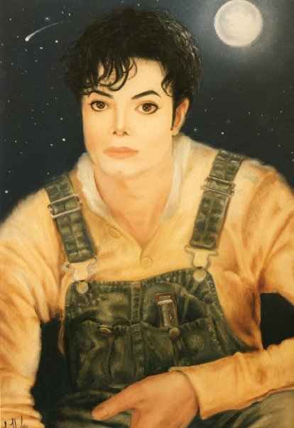 Un Drag Queen peint Michael Jackson pour survivre. John-Hurley04