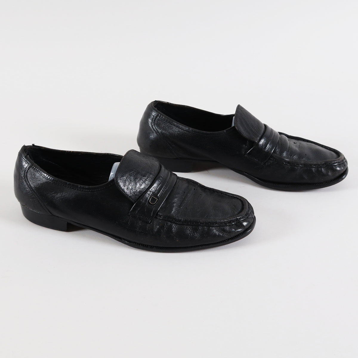 Michael Jackson Costume Shoes - POPSTAR-09 SLIP-ON PENNY LOAFER IN BLACK