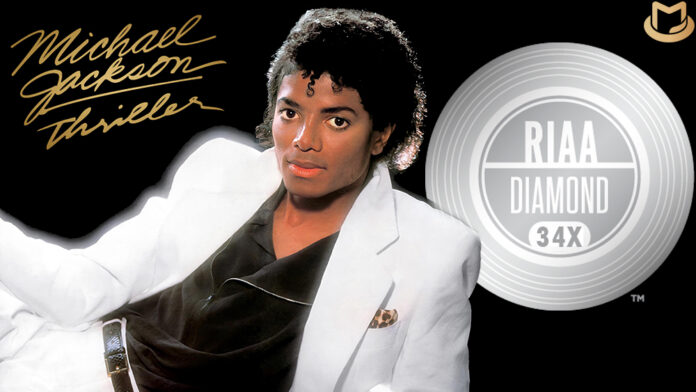 L'album "Thriller" de Michael Jackson est désormais certifié multi-platine 34X  Thriller-34x-RIAA-1-696x392