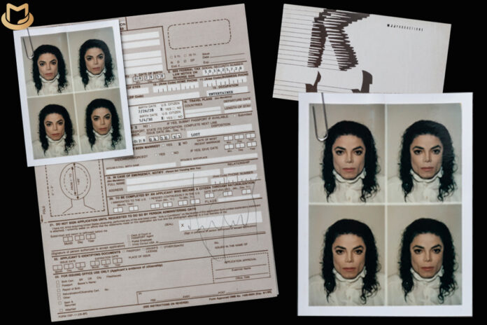 La demande de passeport de Michael Jackson aux enchères… encore une fois  PassportOct21-696x464