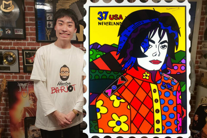 MJ Fan expose son imprimé Romero Britto au Japon  Romero-britto-696x464