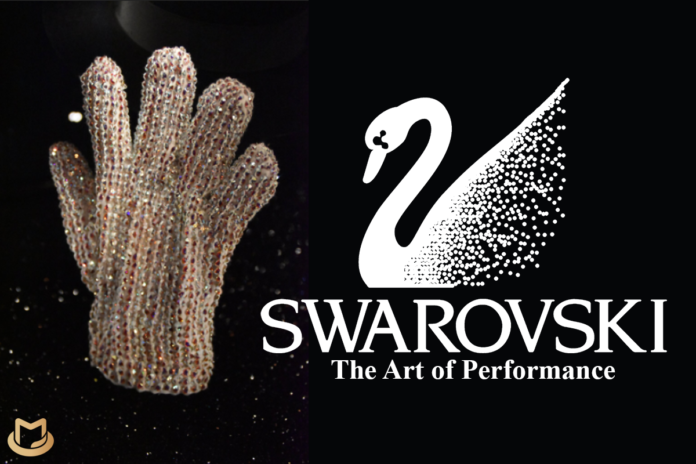 Michael Jackson Glove exposé à l'exposition Swarovski Swarovski-696x464