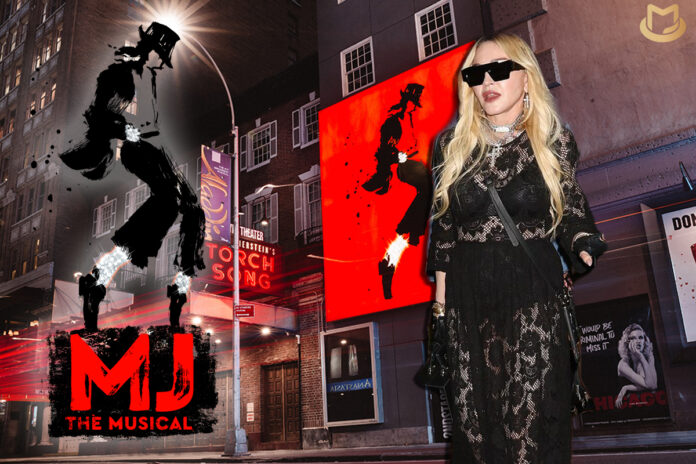 Madonna va à MJ The Musical Madonna-at-MJM-696x464