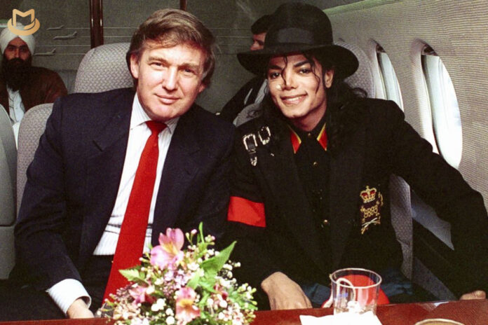 Donald Trump voudrait publier un «livre de lettres» de célébrités de premier plan, dont Michael Jackson Trump-MJ-Book-letters-696x464