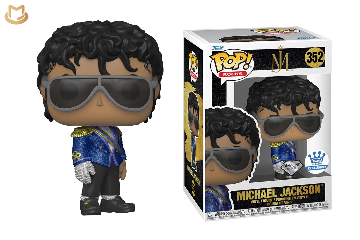 Funko Pop pays tribute to Michael Jackson with glittery stylized