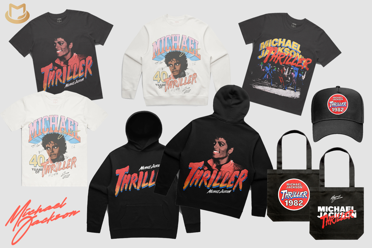 Michael Jackson - 2 Symbol Slogan T-shirts