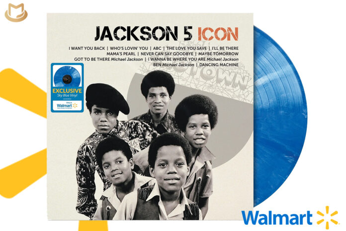 Jackson 5 Icon Blue Vinyl exclusive Walmart J5-Icon-Walmart-696x464