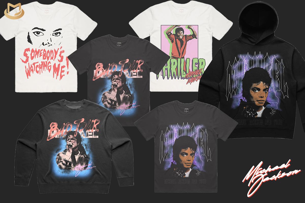 Thriller 40 Photo White Tee  Shop the Michael Jackson Official Store