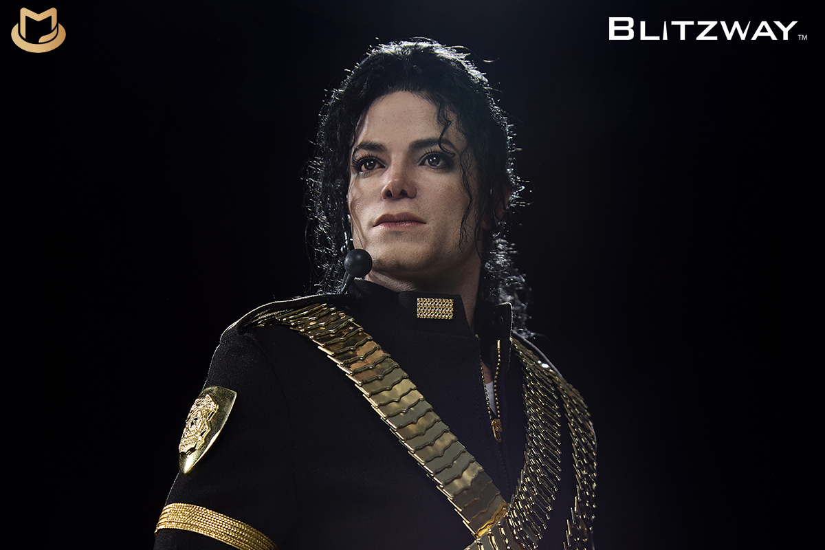 La statue dangerous de Michael Jackson de Blitzway en détail Blitzway-eye-02