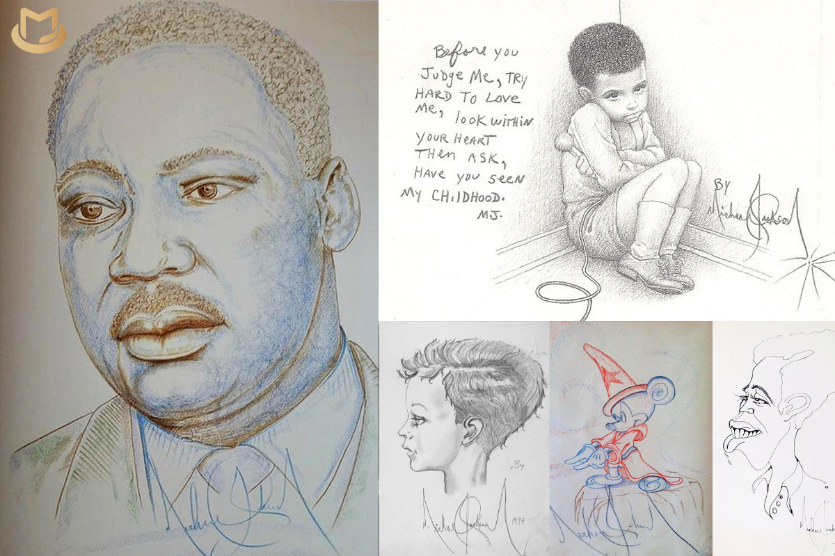 Les dessins de Michael Jackson aux enchères Strong-Auction-02