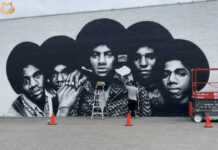 A New Jacksons Mural Nears Completion in Gary