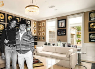 Golden Walls: Inside Paul Anka’s Home Where Michael Jackson hangs